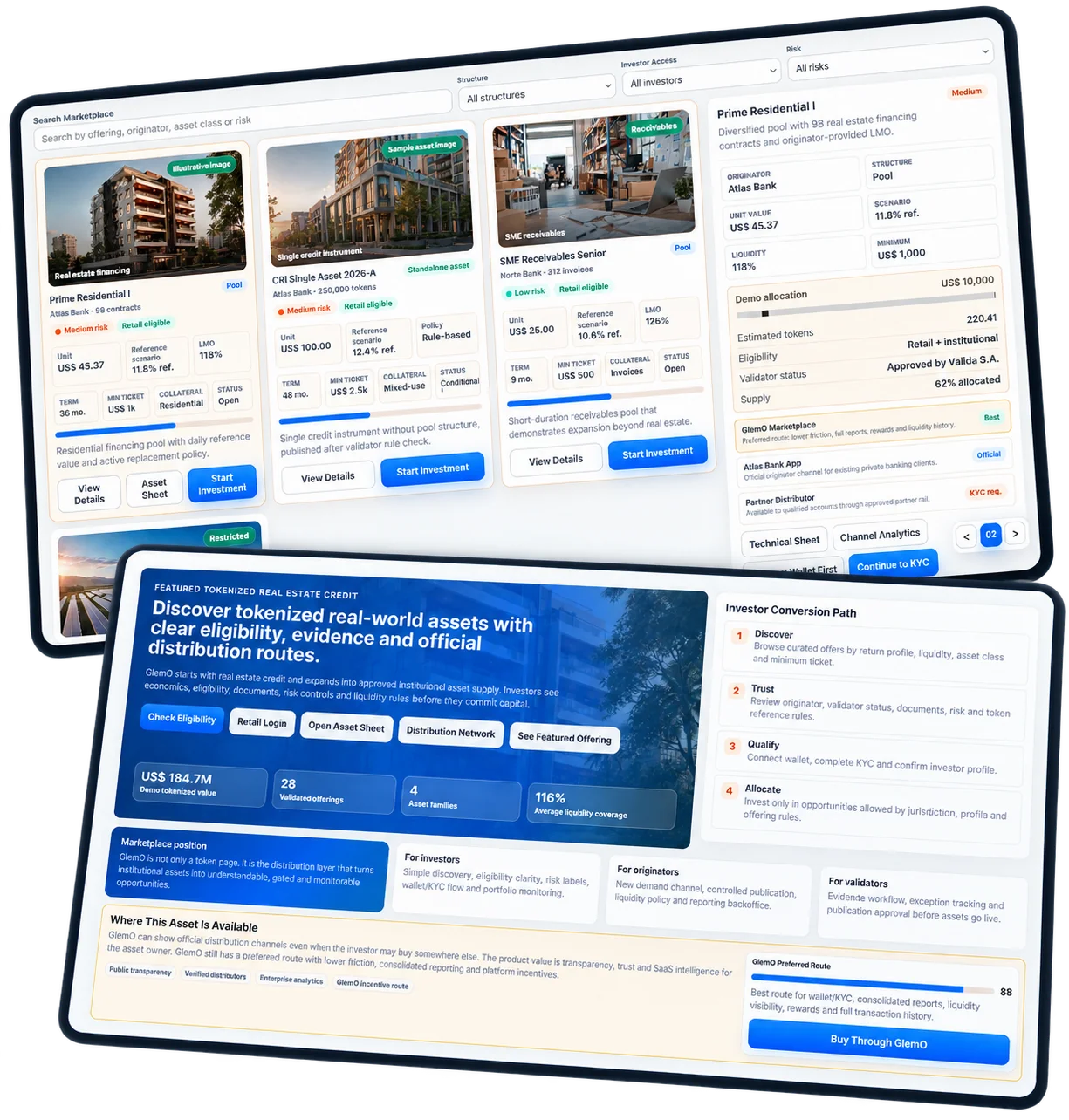 Approved assets become discoverable with evidence and context.